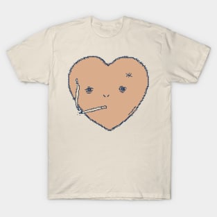 Tired Heart Pixel Art T-Shirt